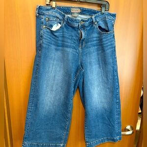 Vintage stretch wide leg jeans